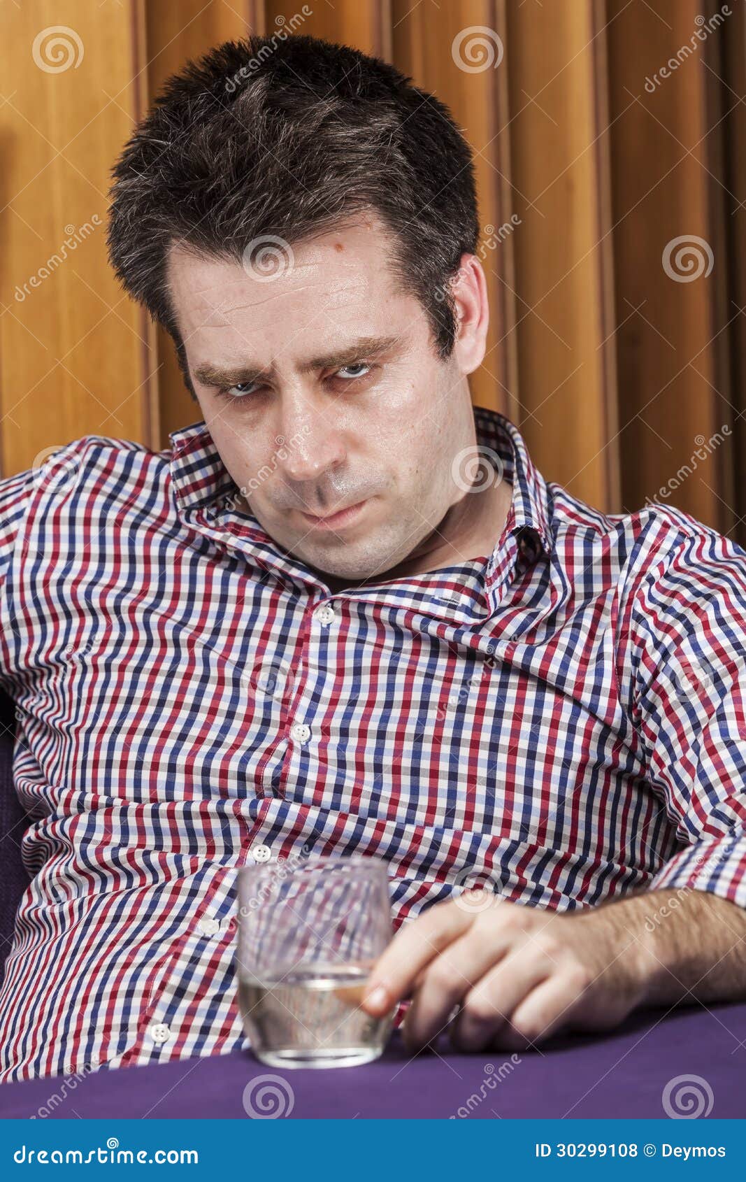 Young Man with Wine Glass, Looking Drunk Stock Photo Image of face