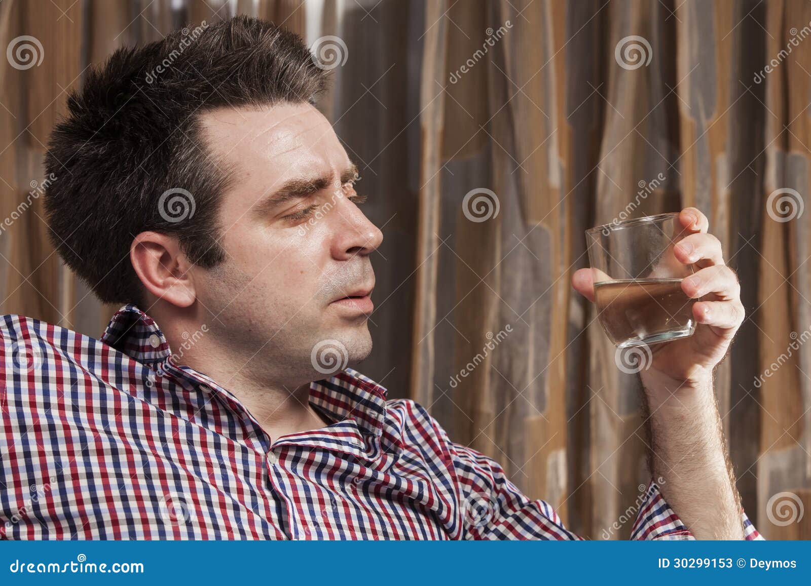 Young Man with Wine Glass, Looking Drunk Stock Image Image of glass