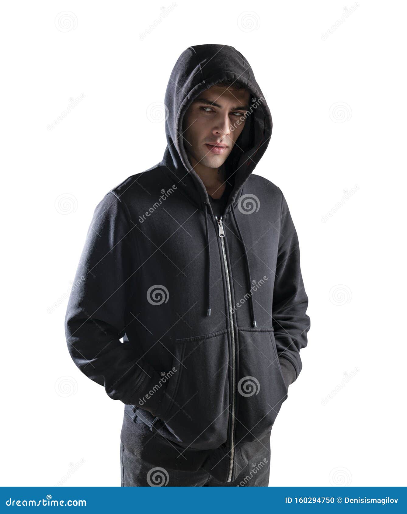 man in hoodie