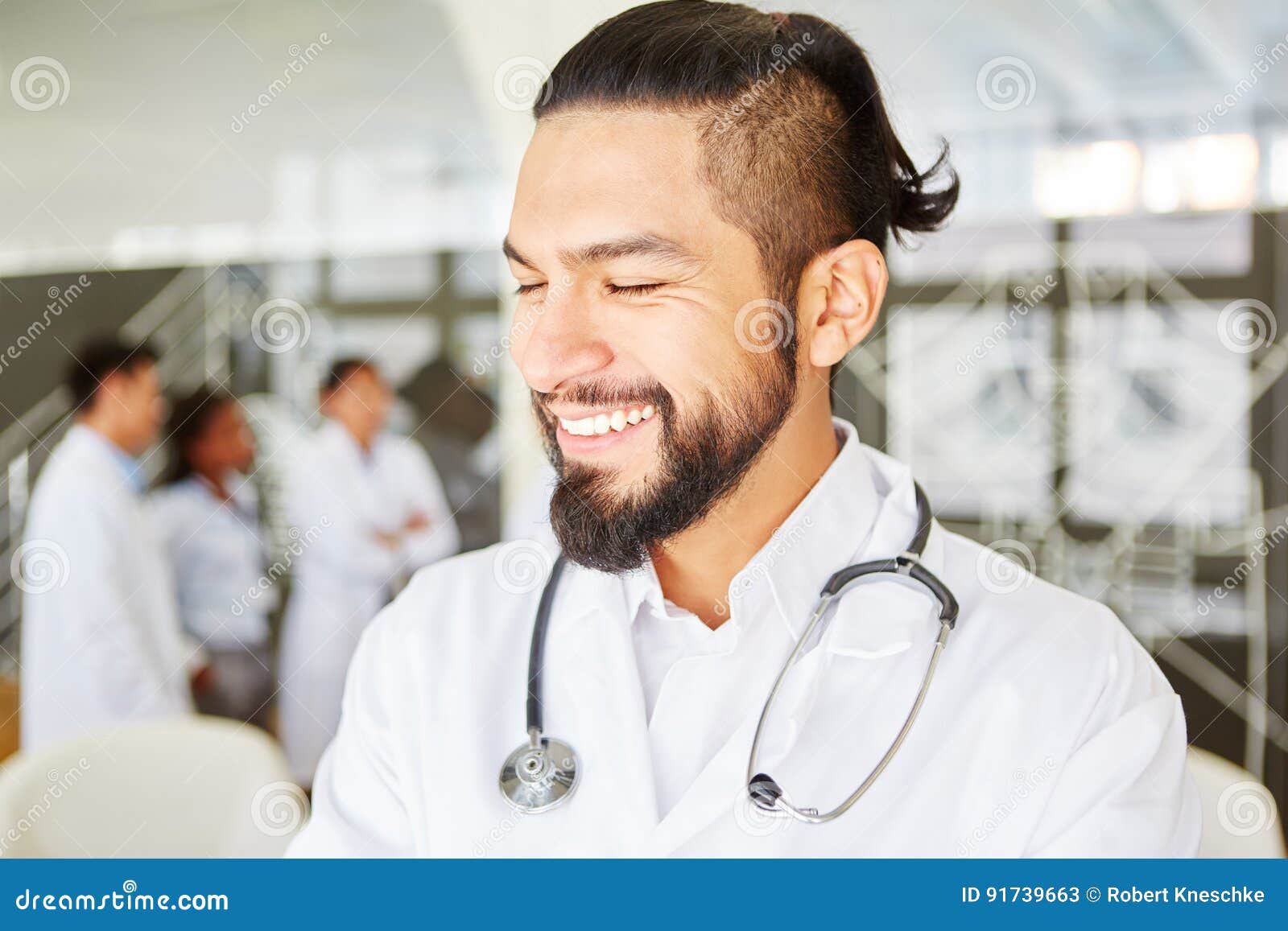 Young Man in Medical Apprenticeship Stock Image Image of studies