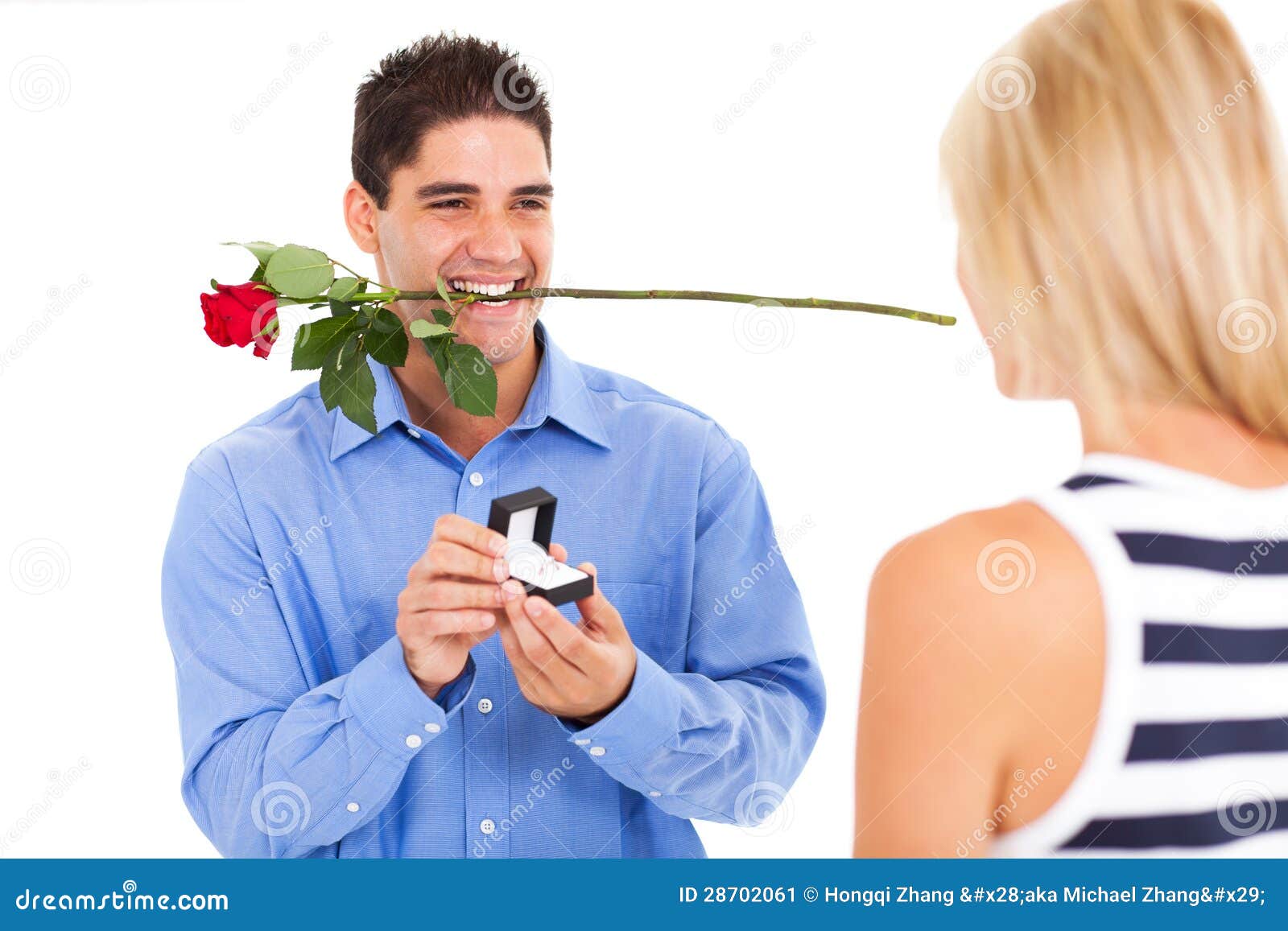 Young man proposing stock image. Image of male 28702061