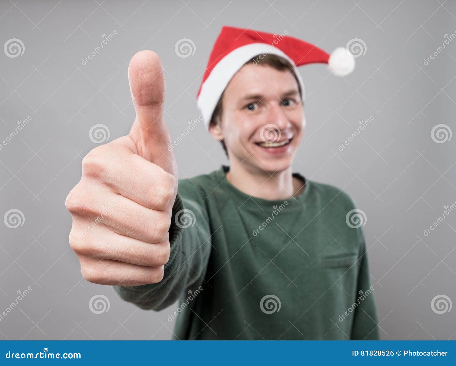 Young man in red hat stock photo. Image of face, inspired 81828526