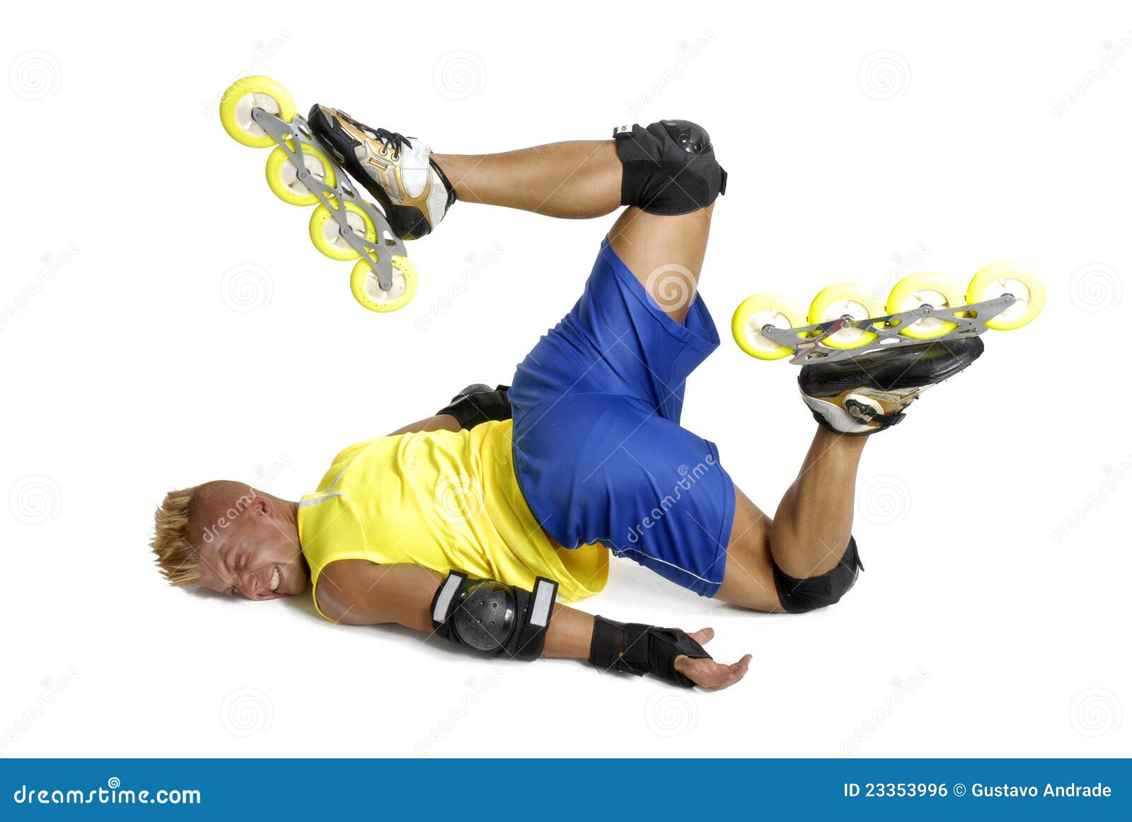 Young man on rollerblade stock photo. Image of concept 23353996