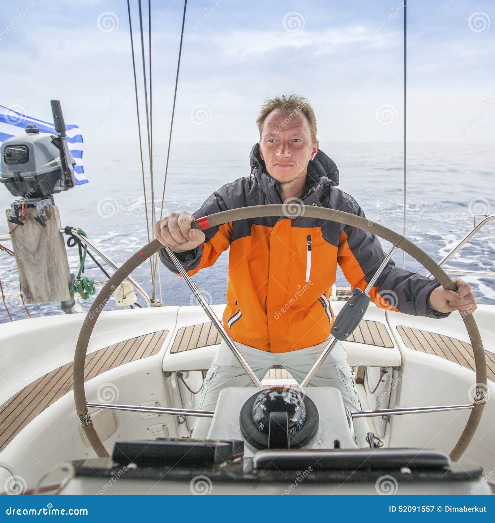 skipper in yacht