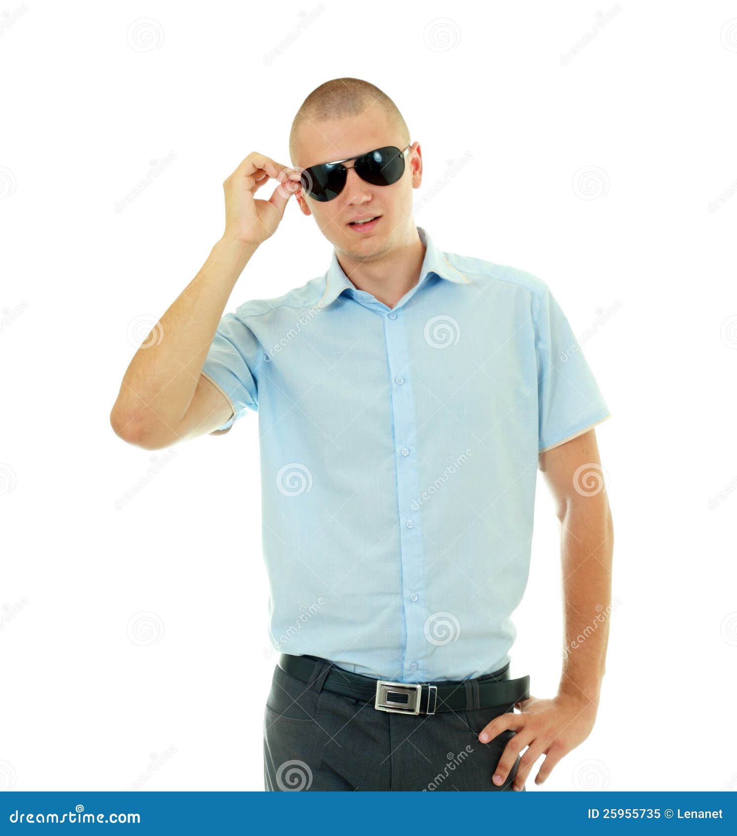 Young Man Unwearing Sunglasses Stock Image - Image of freak, mature ...