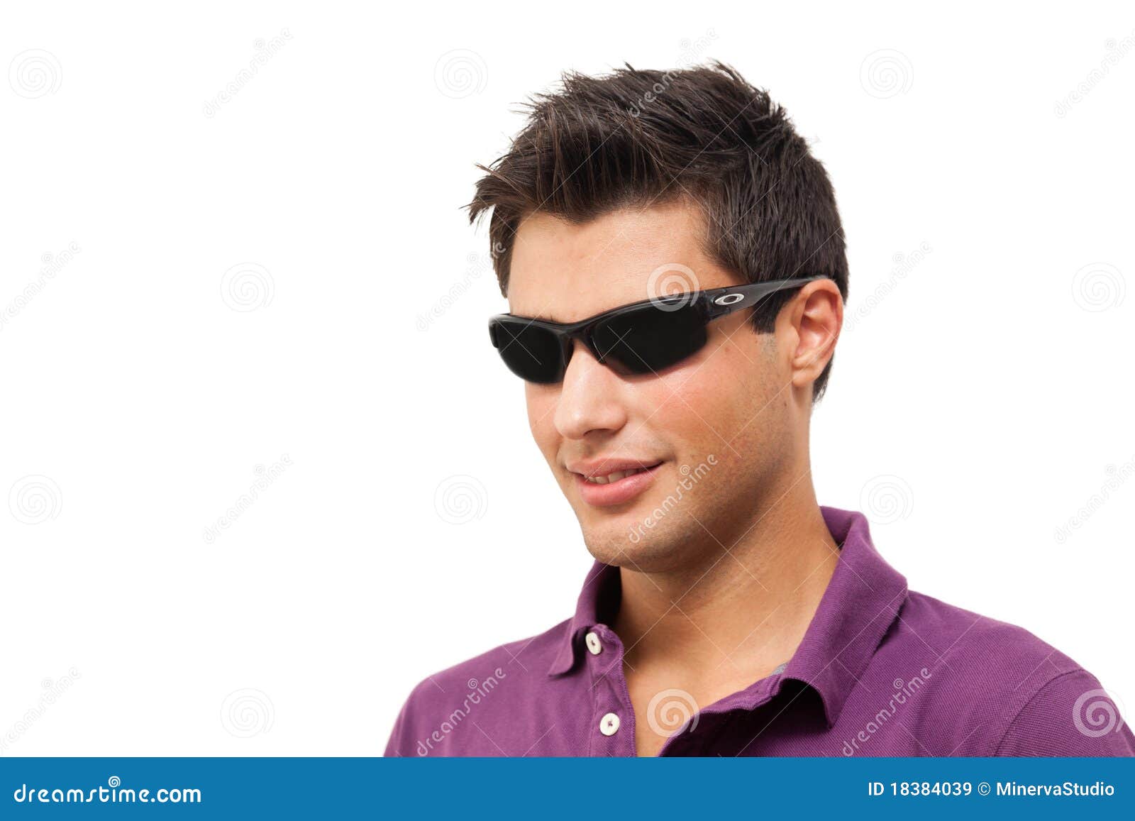 Young Man Wearing Sunglasses Royalty Free Stock Images - Image: 18384039