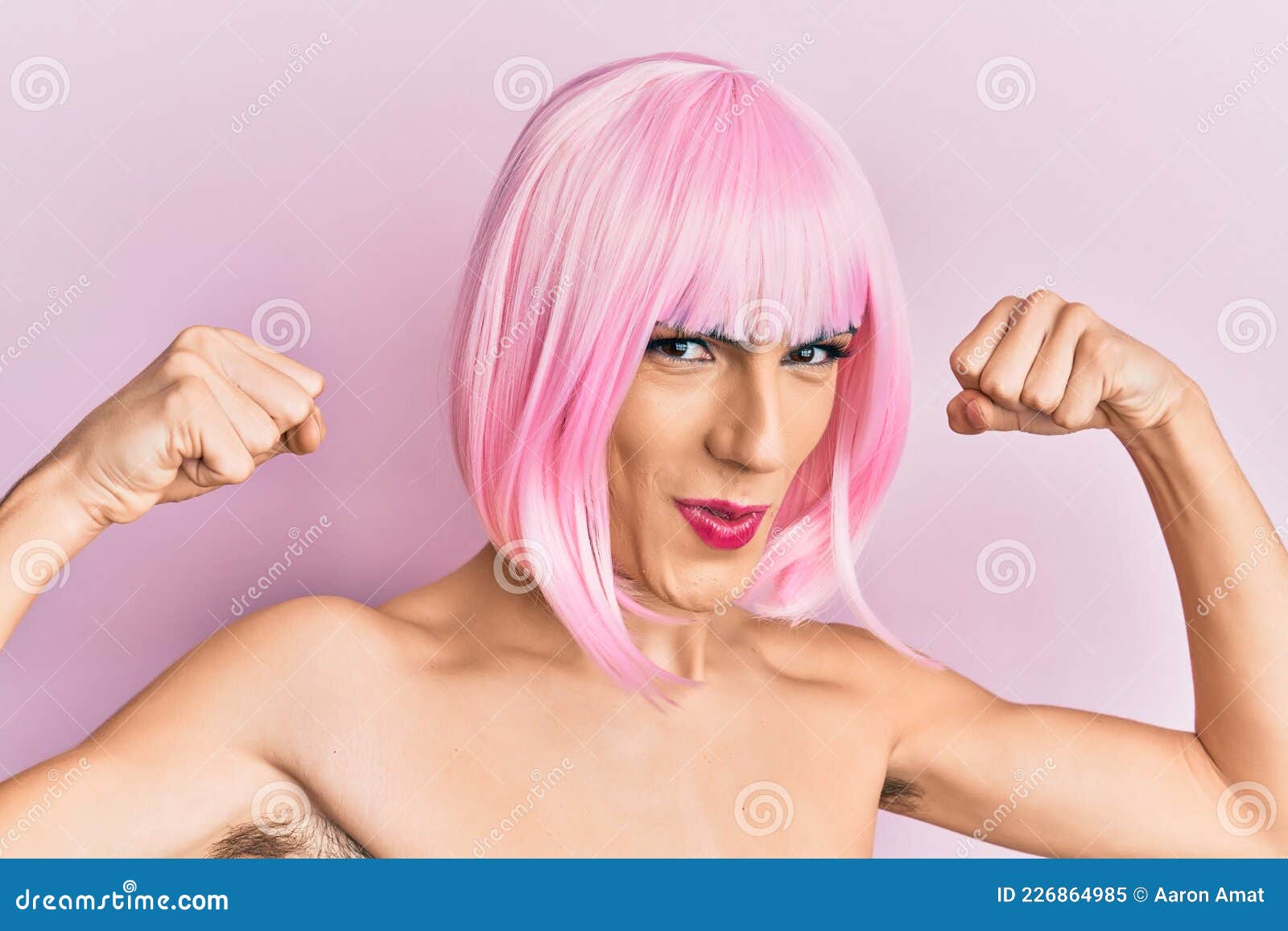 Desnudo Transvestiten Bodybuilder