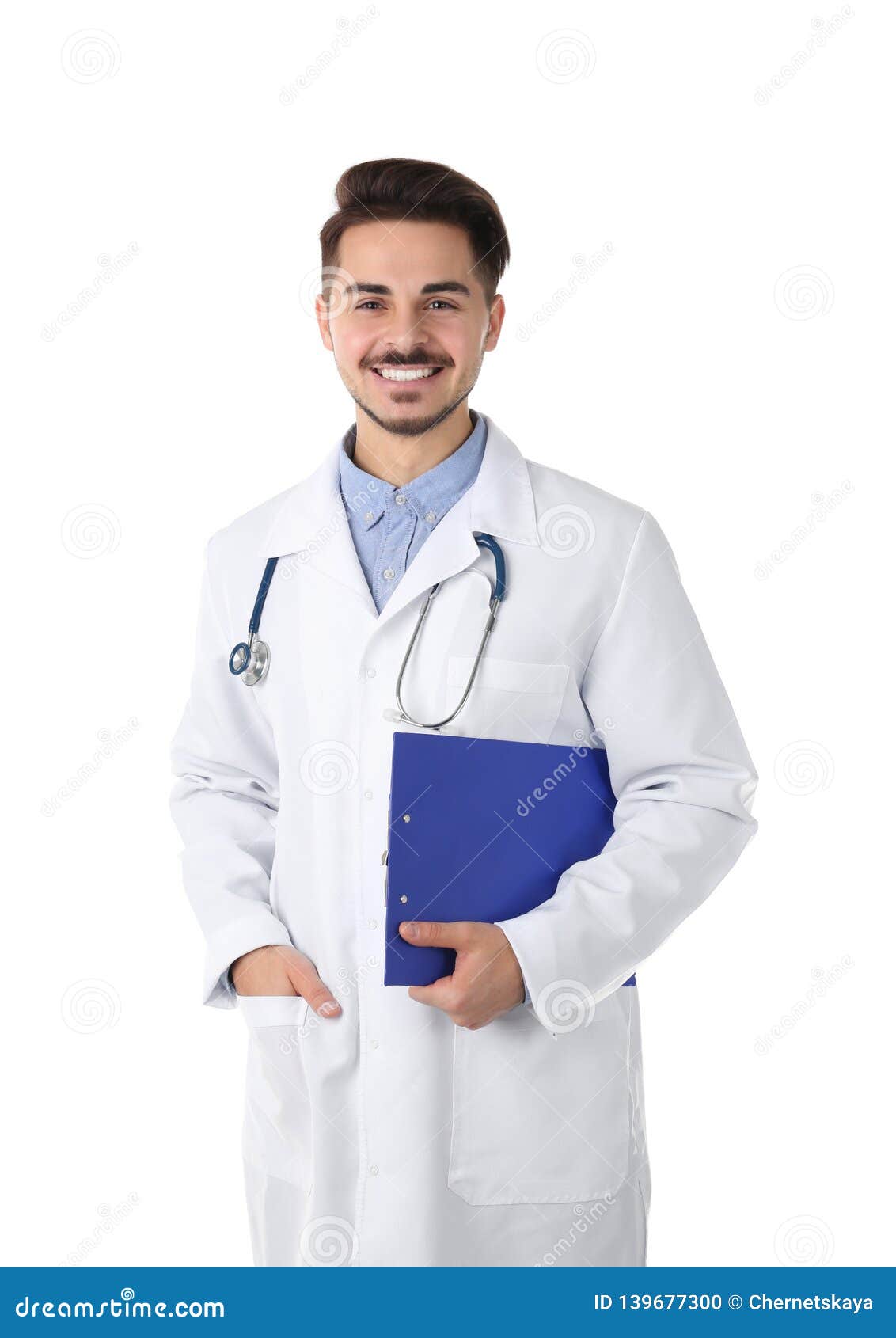 Young Medical Student with Clipboard Stock Photo Image of specialist