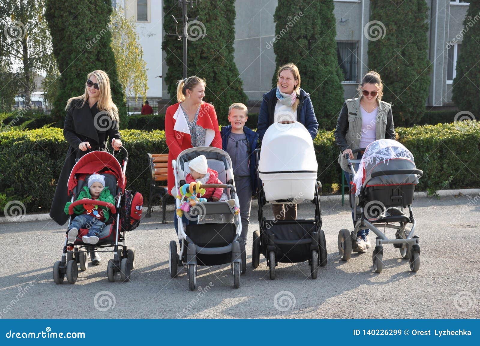 Mom walking