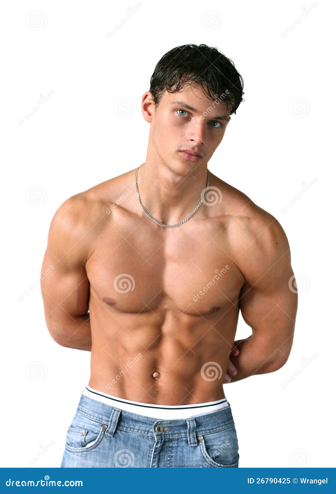 13 Muscle Sexy Young Man Posing White Underwear Photos 