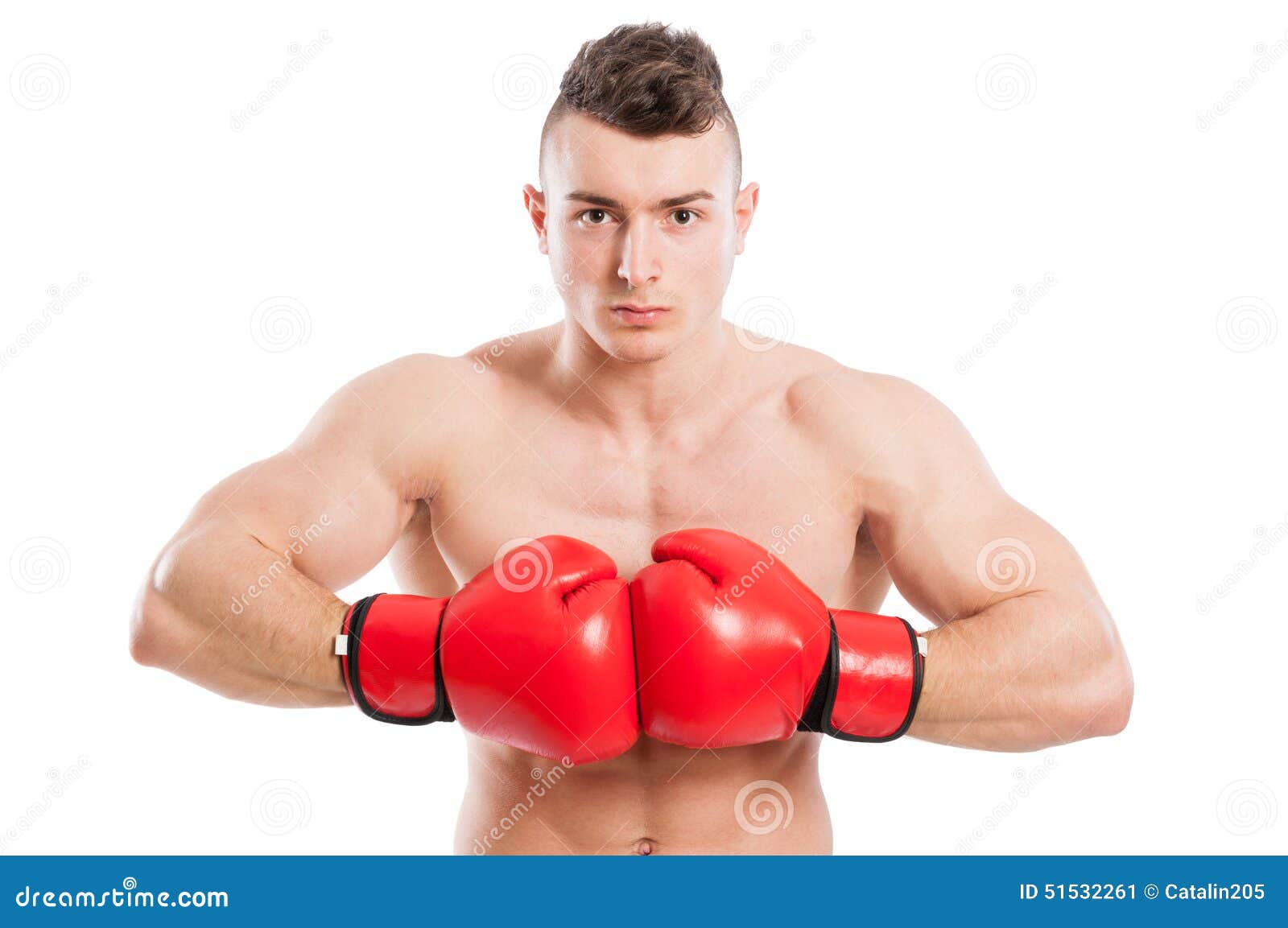 Muscular African Boxer Posing, Naked Shot In Studio Stock Photo, Picture  and Royalty Free Image. Image 21429470.