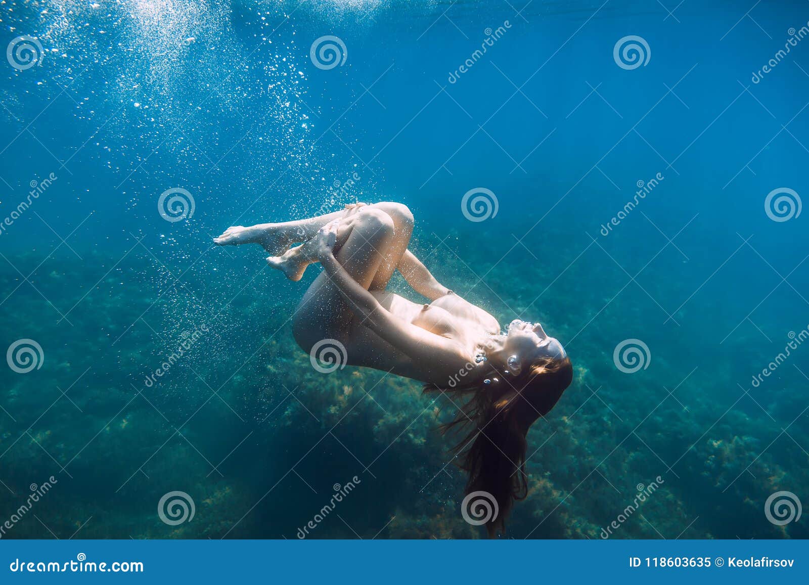 Naked Underwater