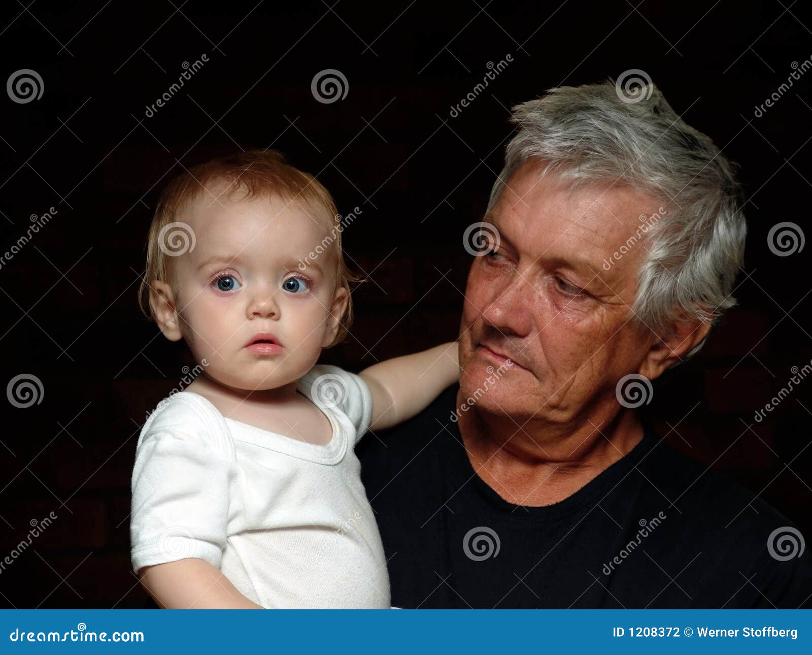 Young And Old Stock Photo Image Of Baby Caucasian Affection 120