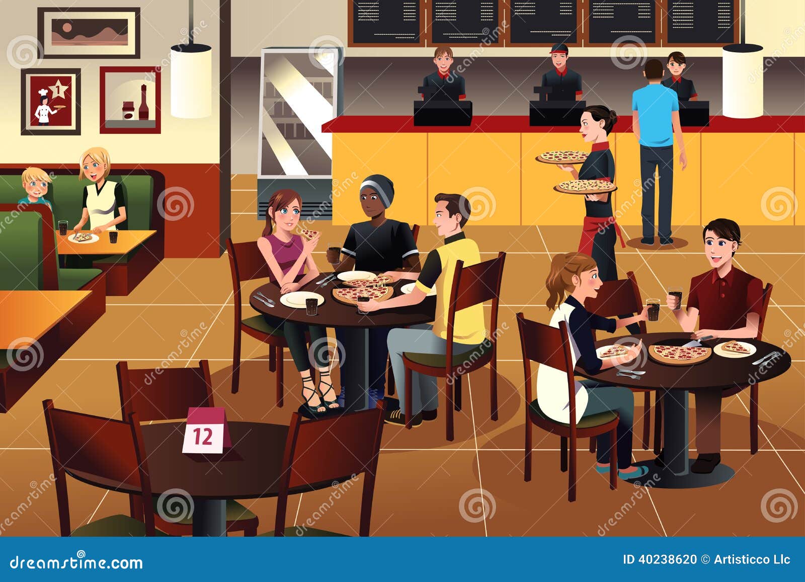 cafe scene clipart - photo #3