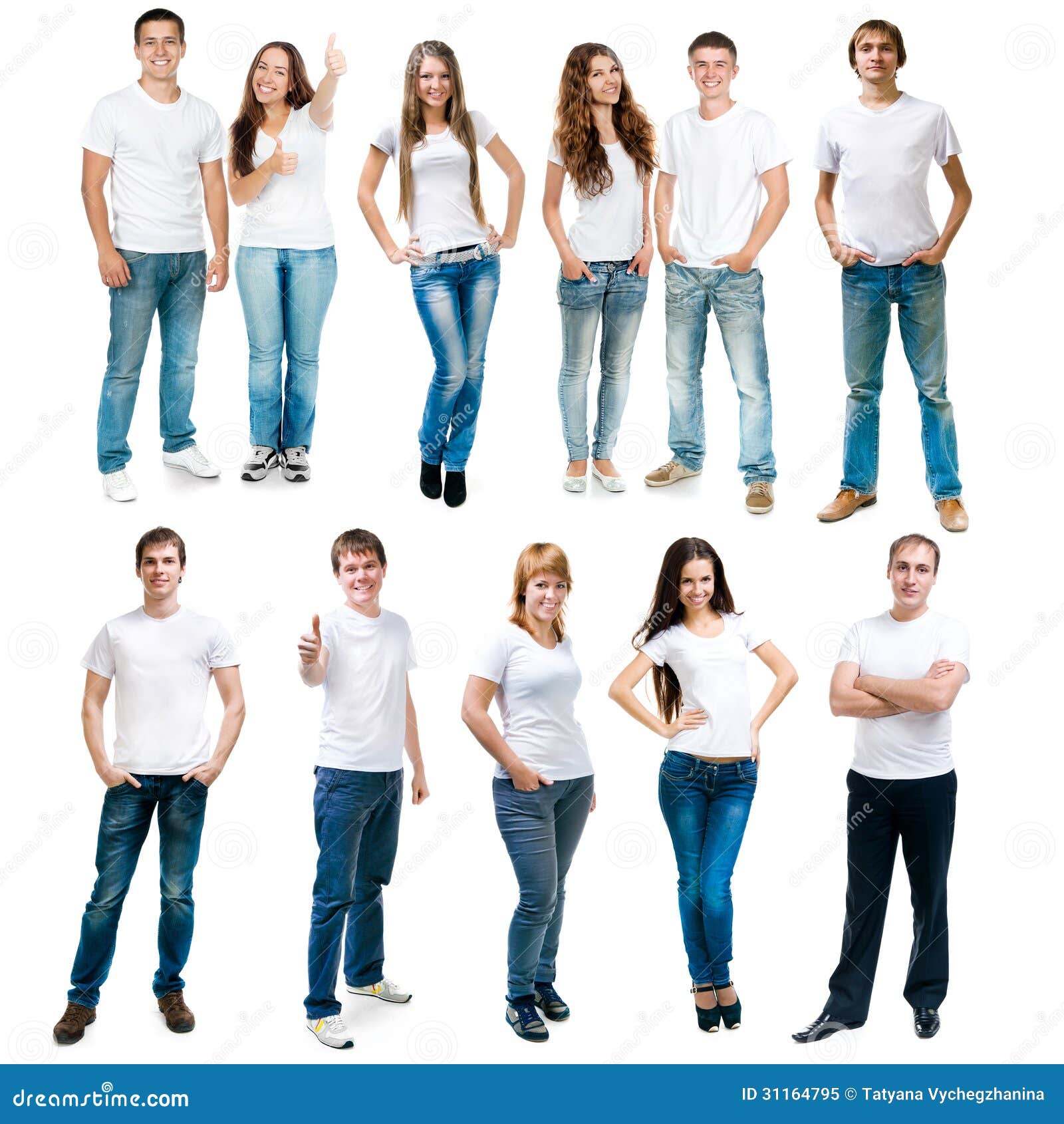 Young people stock image. Image of caucasian, group, advertise - 31164795