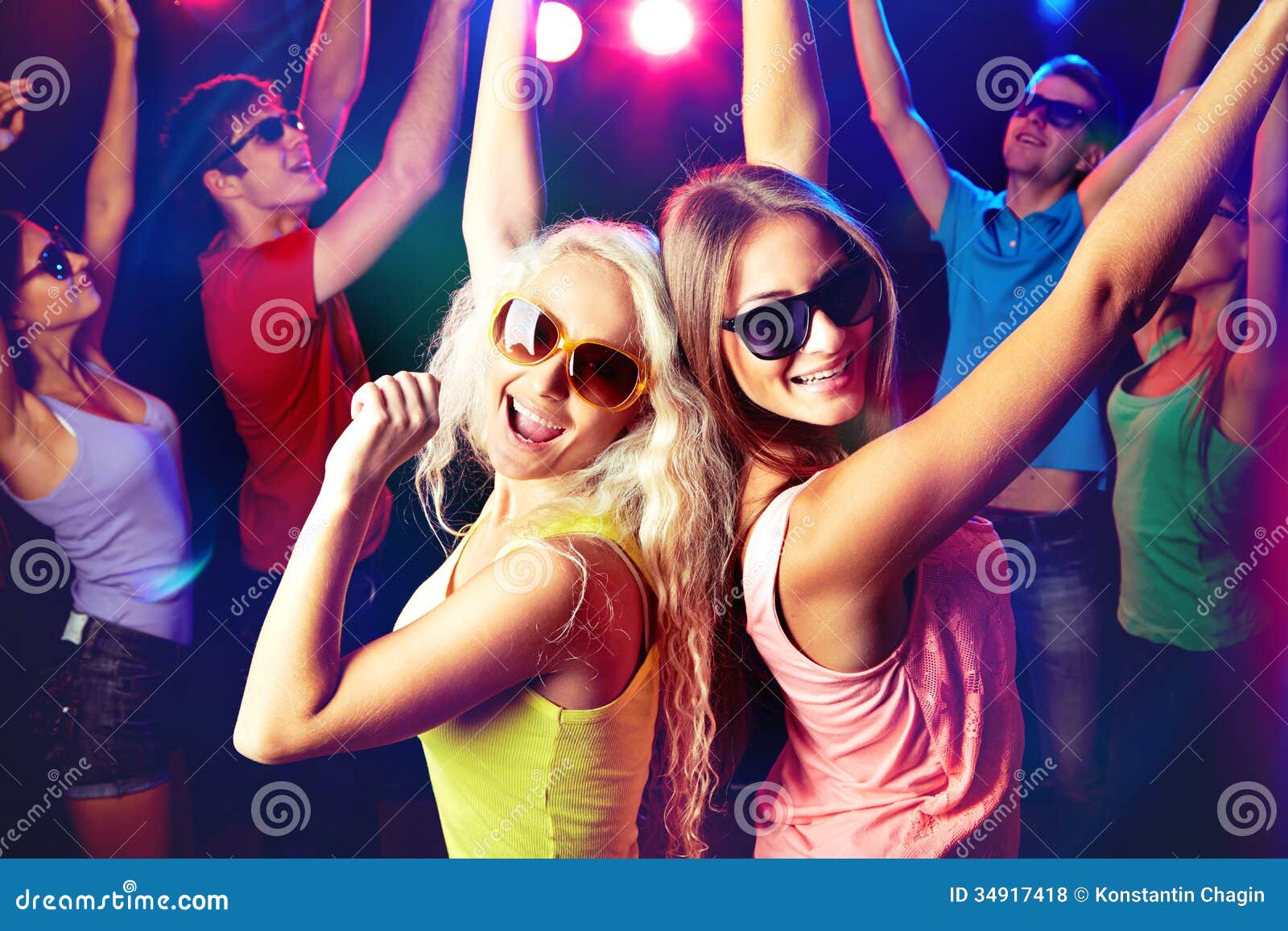 Young people at party. stock photo. Image of cheerful - 34917418