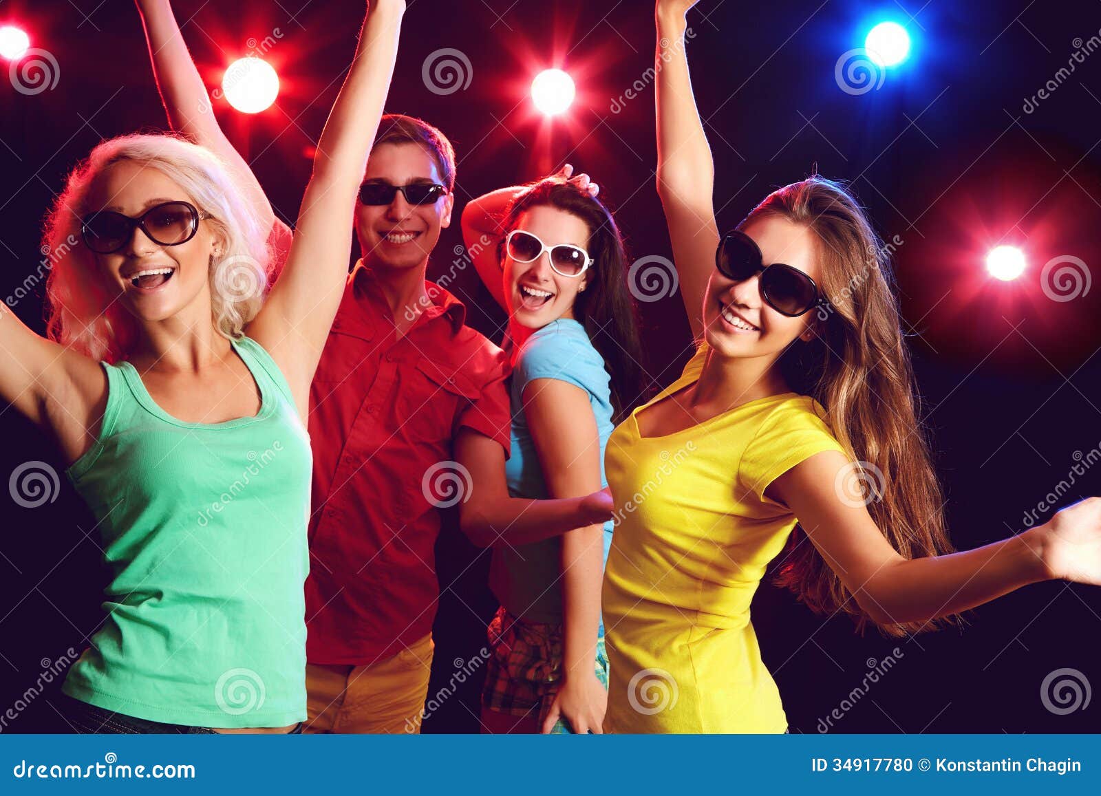 Young people at party. stock photo. Image of multi, activity - 34917780