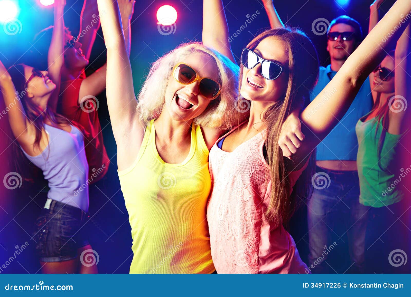 Young people at party. stock photo. Image of group, entertainment ...