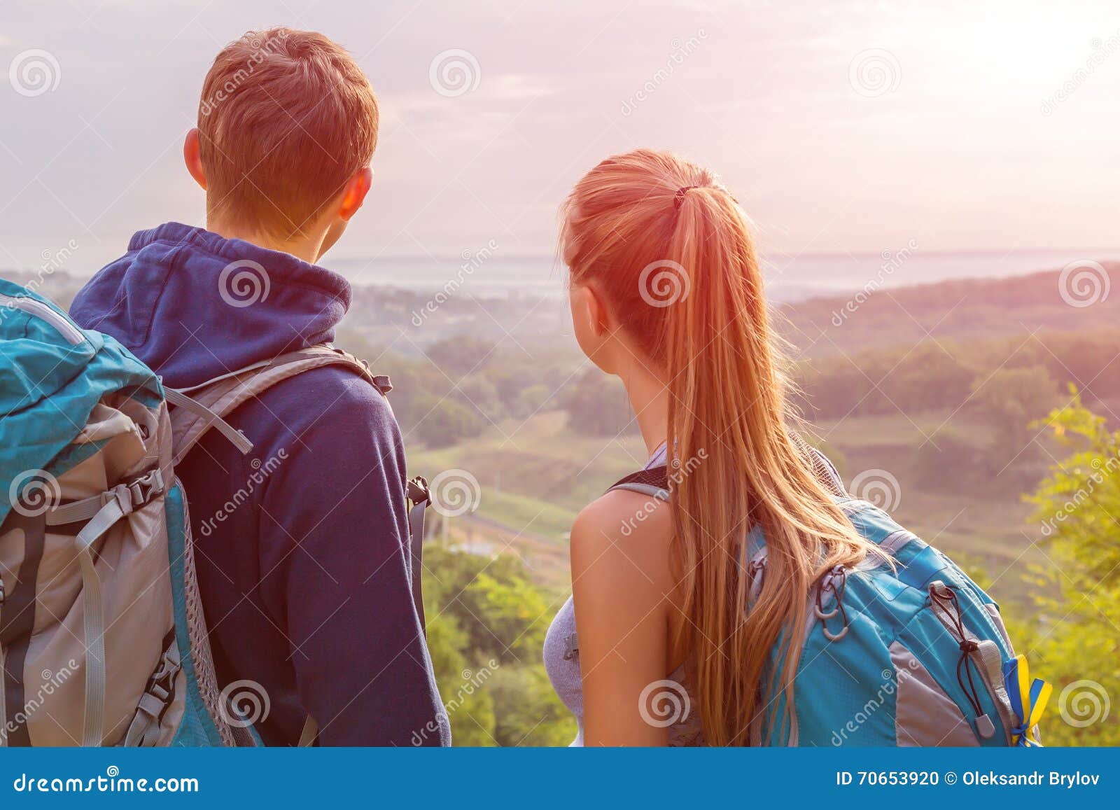 travelling young adults