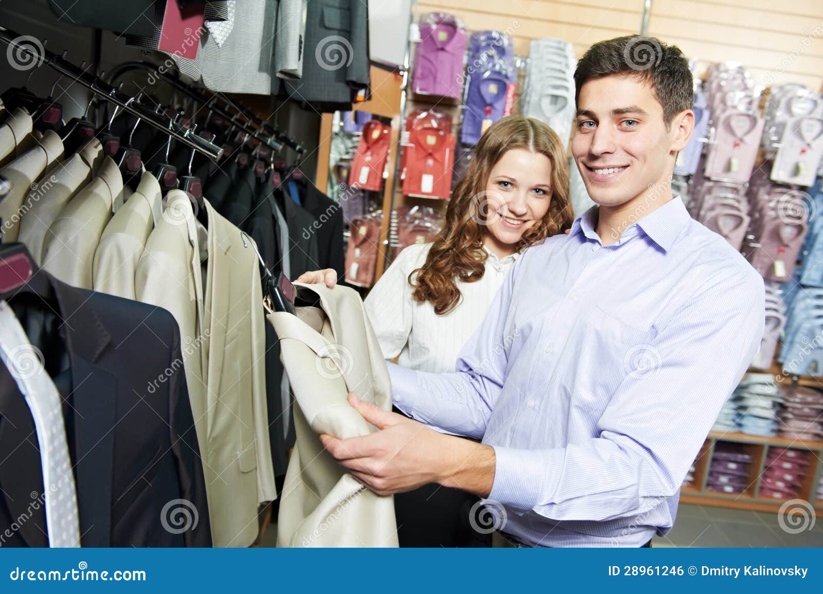 Young Peoples Shopping at Clothes Store Stock Photo Image of buying