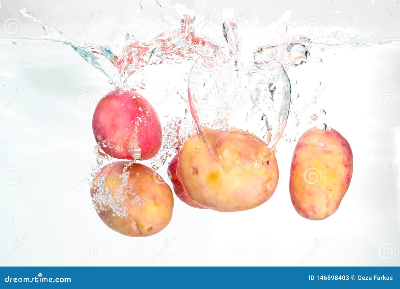 Young Potatoes in the Boiling Water Stock Image - Image of potatos