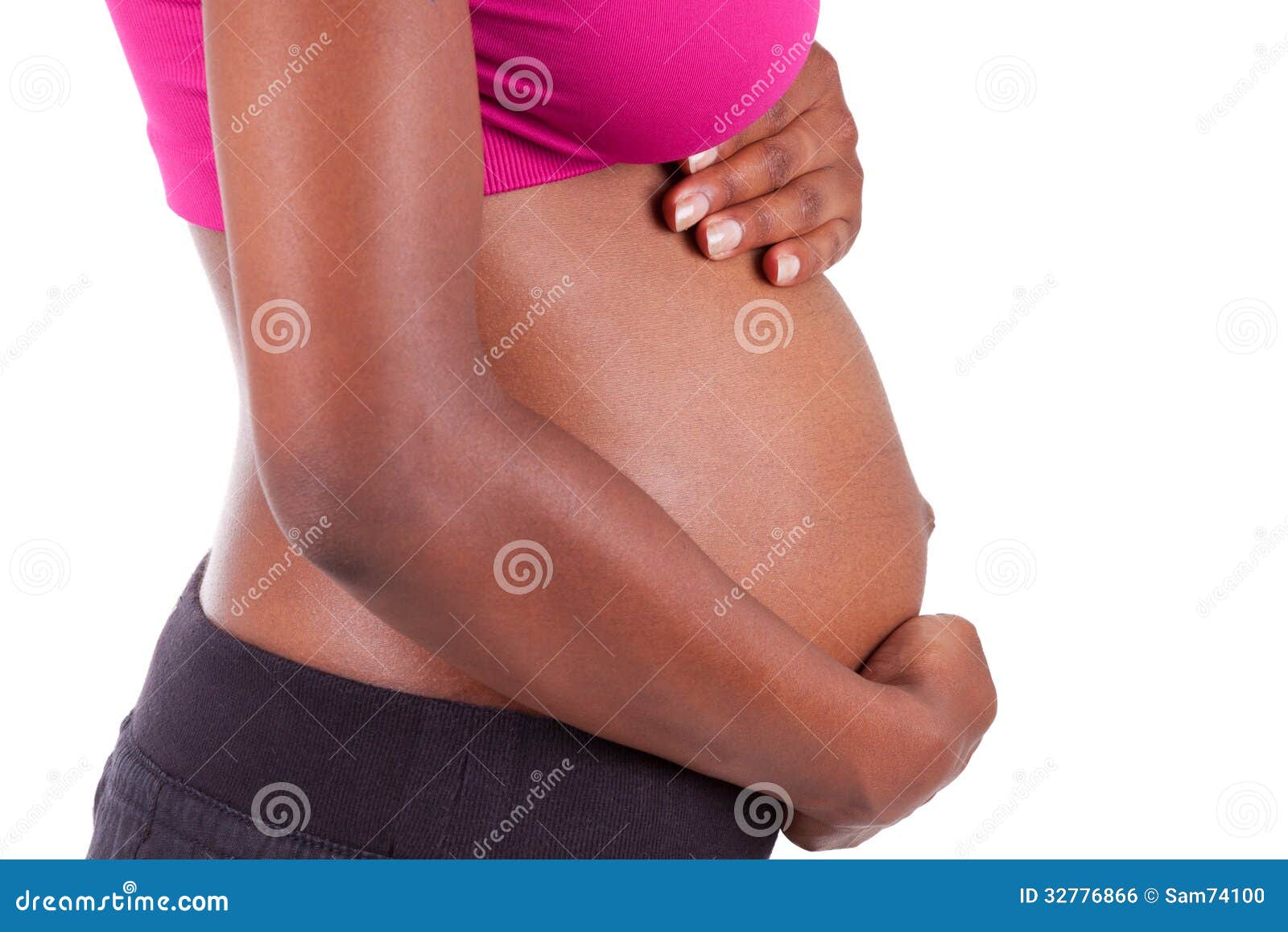 Young Black Pregnant Teens