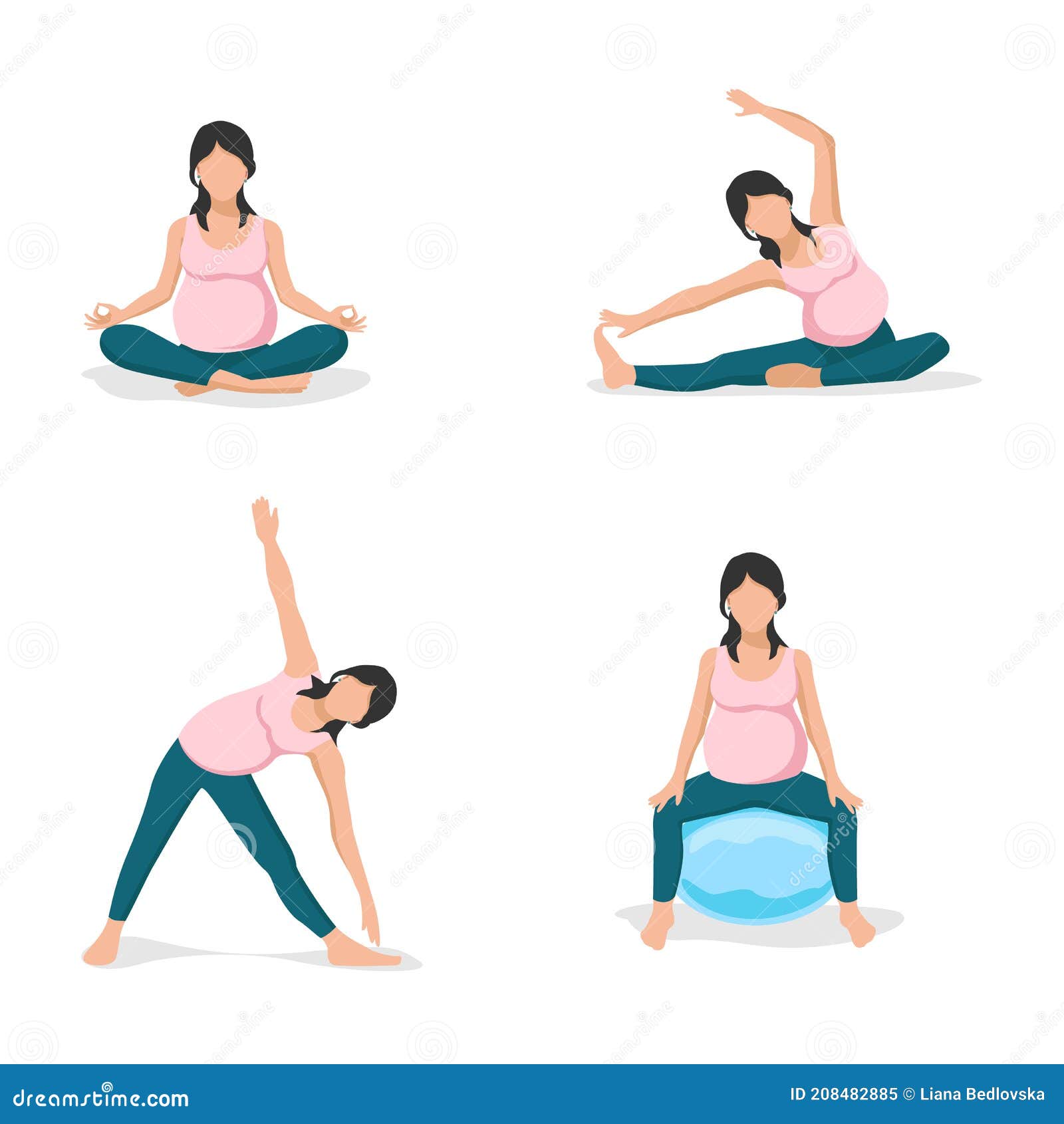 Exercise Pregnant Woman Stock Illustrations – 2,778 Exercise Pregnant Woman  Stock Illustrations, Vectors & Clipart - Dreamstime