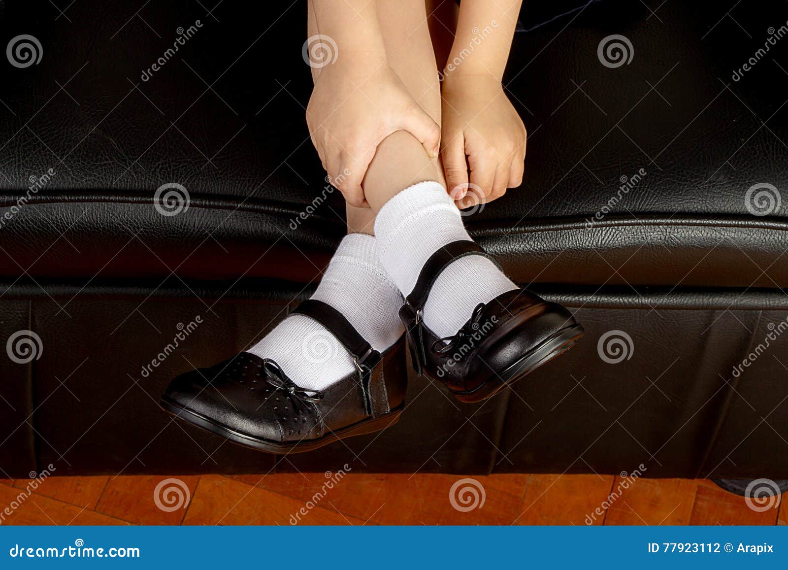 school girl shoes black and white