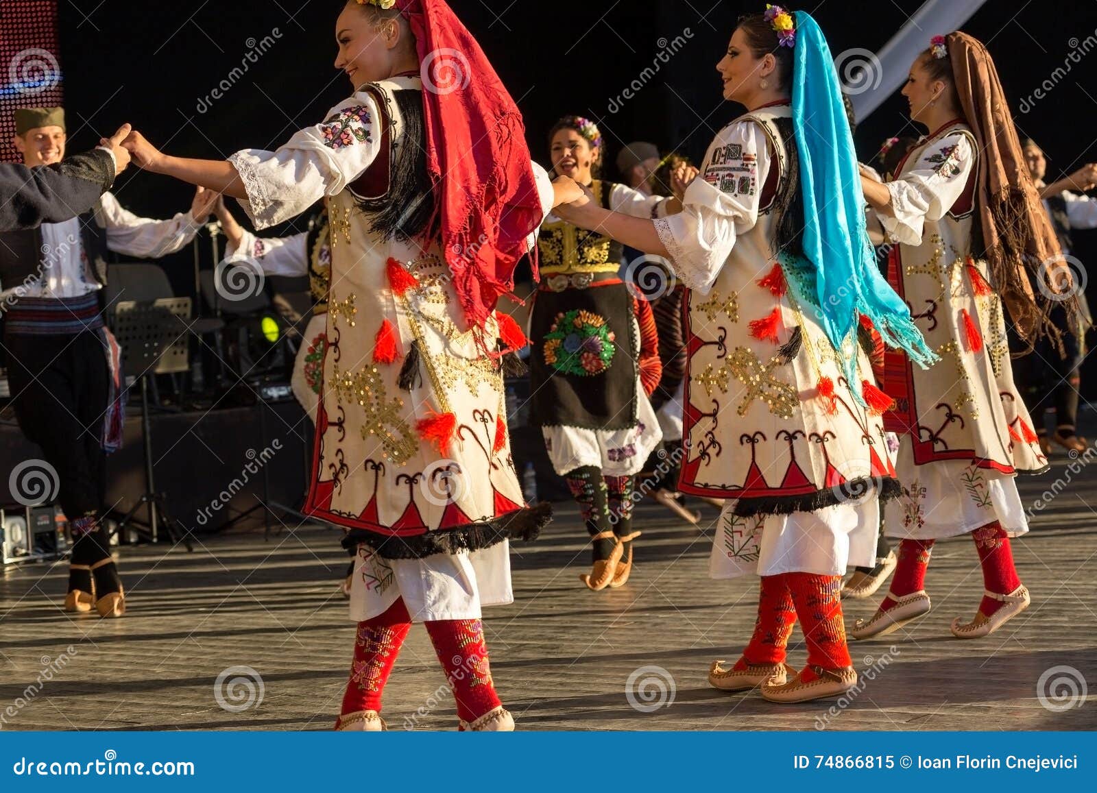 Young Serbian Dancers in Traditional Costume 3 Editorial Image - Image