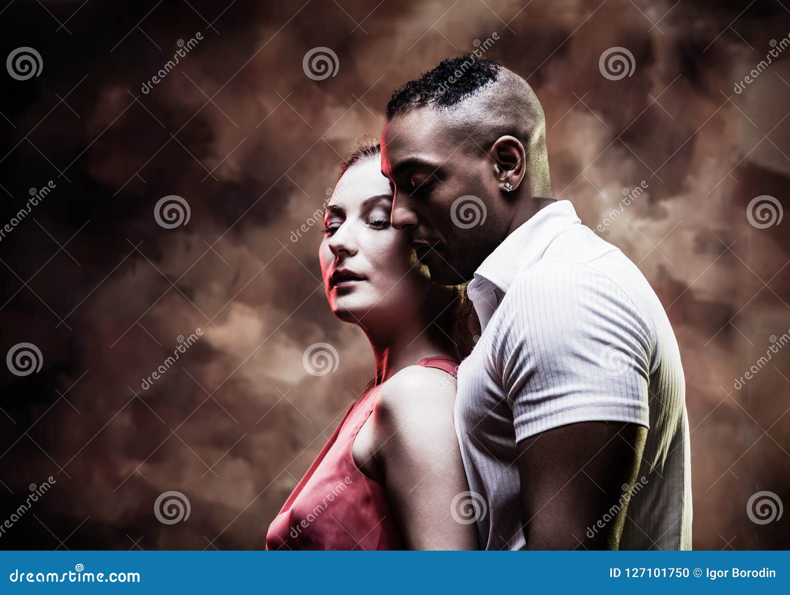 Young And Couple Dances Caribbean Salsa Stock Photo Ima