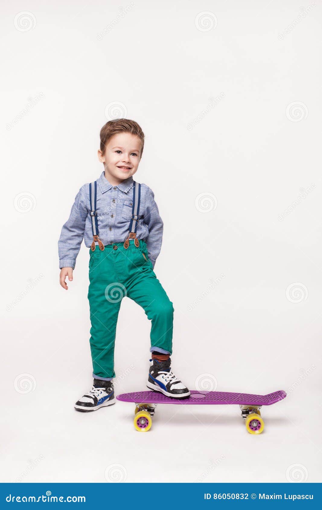 Young Skater Isolated on White Stock Photo - Image of skater, isolated ...