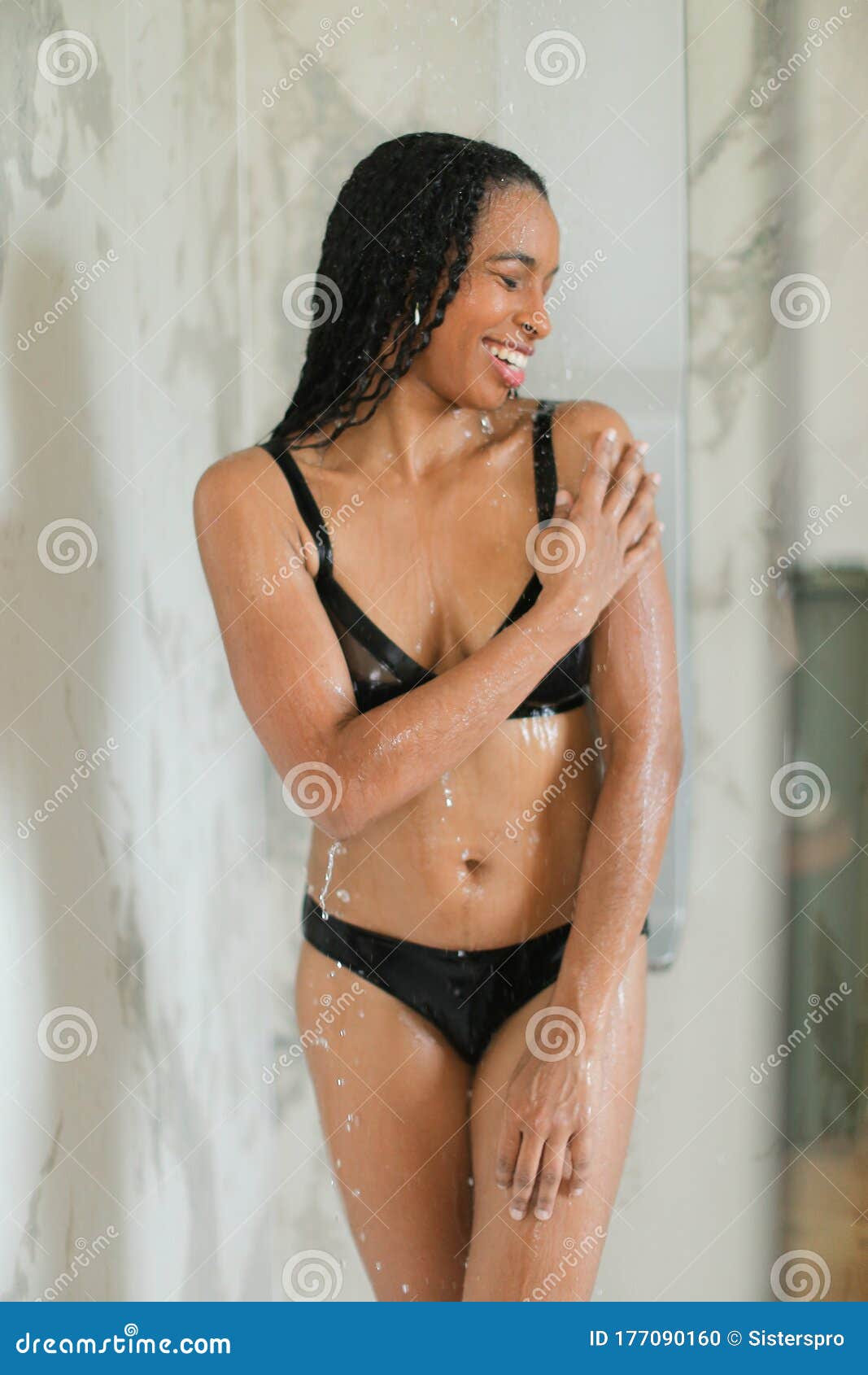 Young Black Teen Girls Bikinis