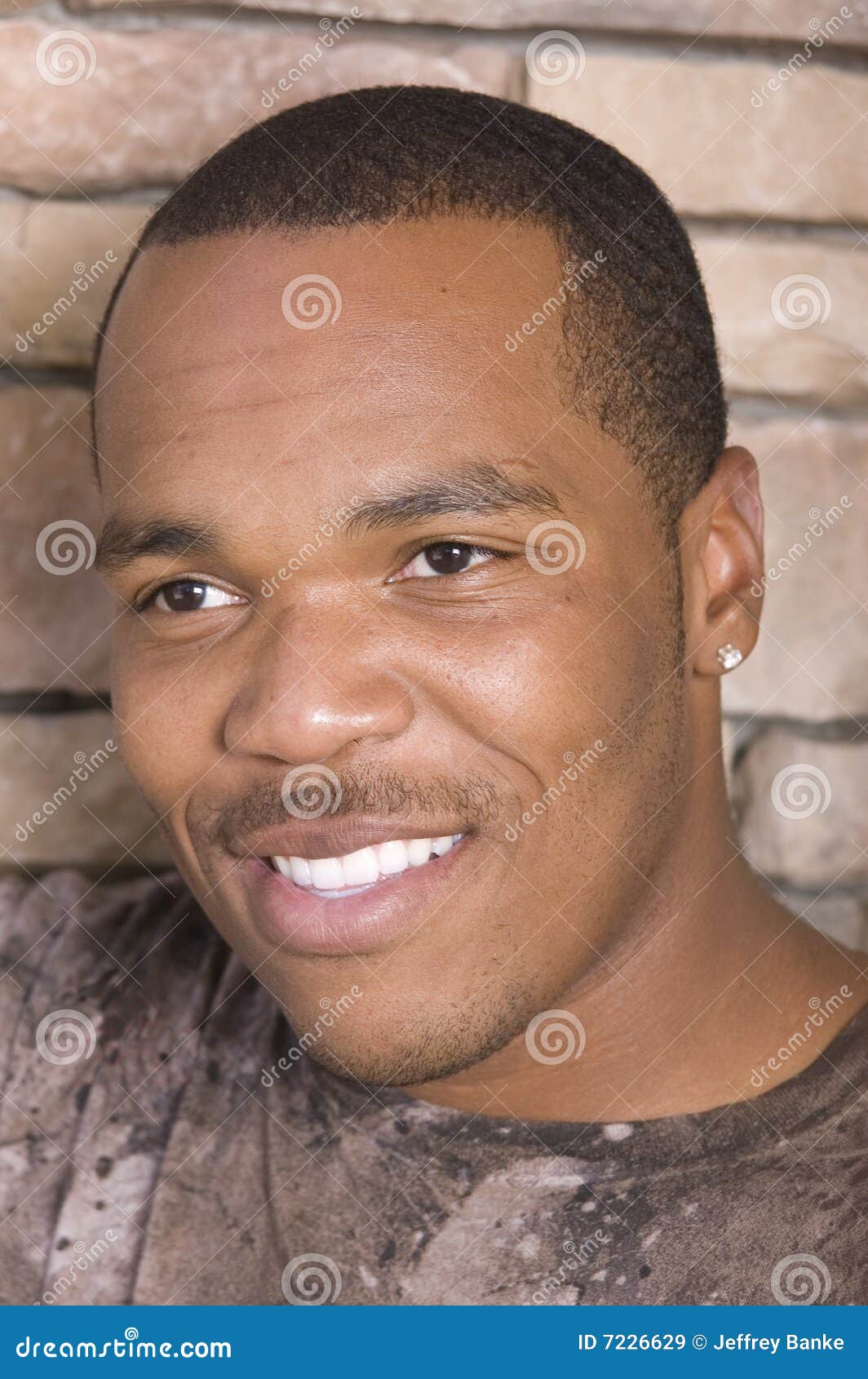 Young Smiling African American Man Stock Image Image of smiling