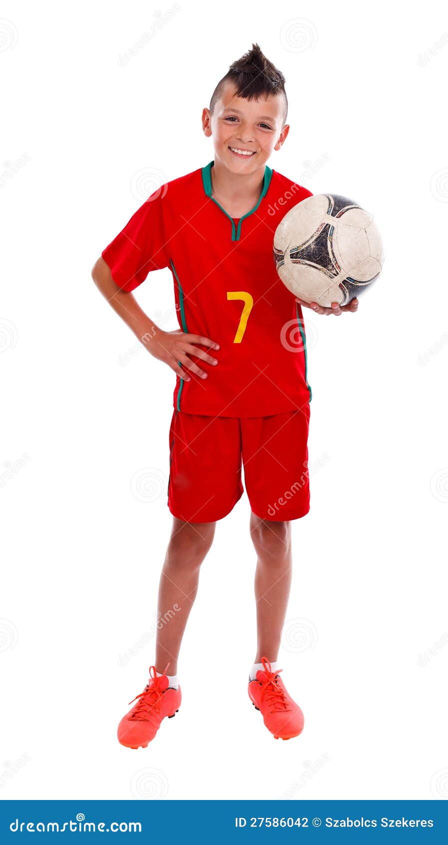 Young soccer boy stock photo. Image of game, child, happy 27586042