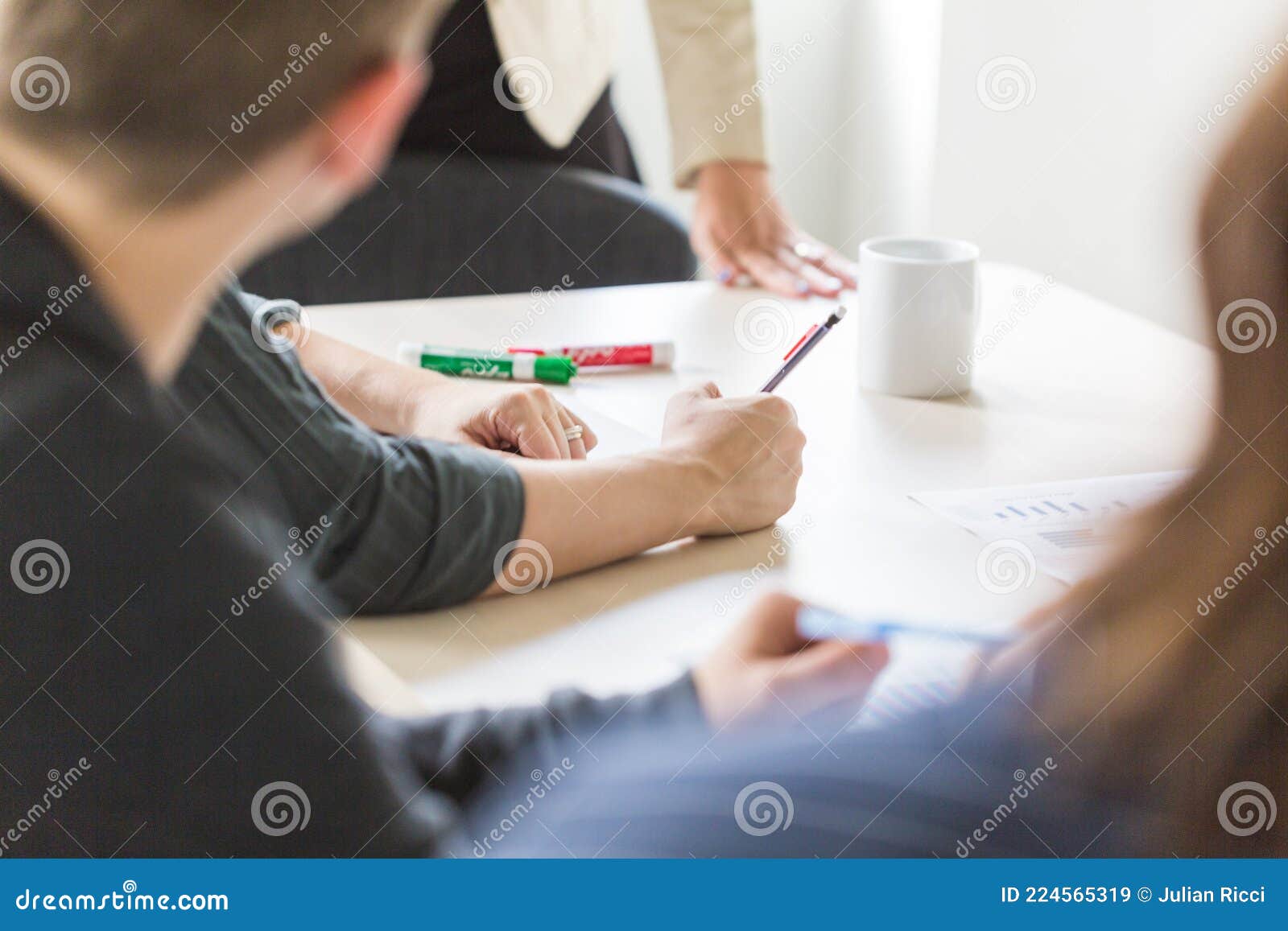 young student studying at home