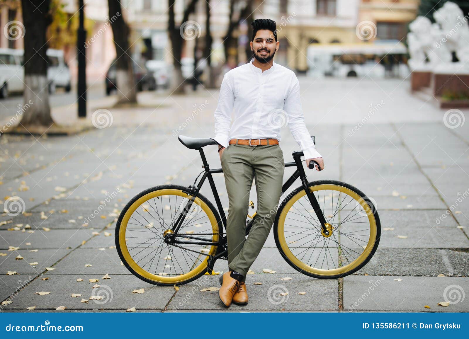 A Young Stylish Hipster Indian Man Posing Next To His Bicycle Stock Image Image Of Cycle Male 135586211 https www dreamstime com young stylish hipster indian man posing next to his bicycle image135586211