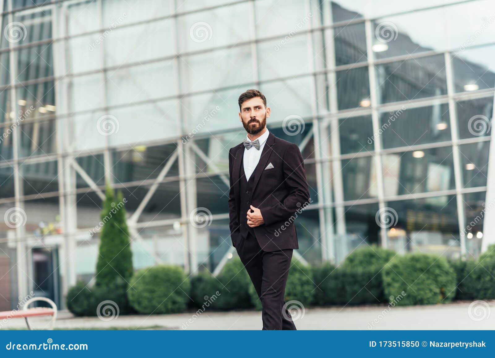 Adjusting Jacket Man Suit Woman Stock Photos Free & RoyaltyFree