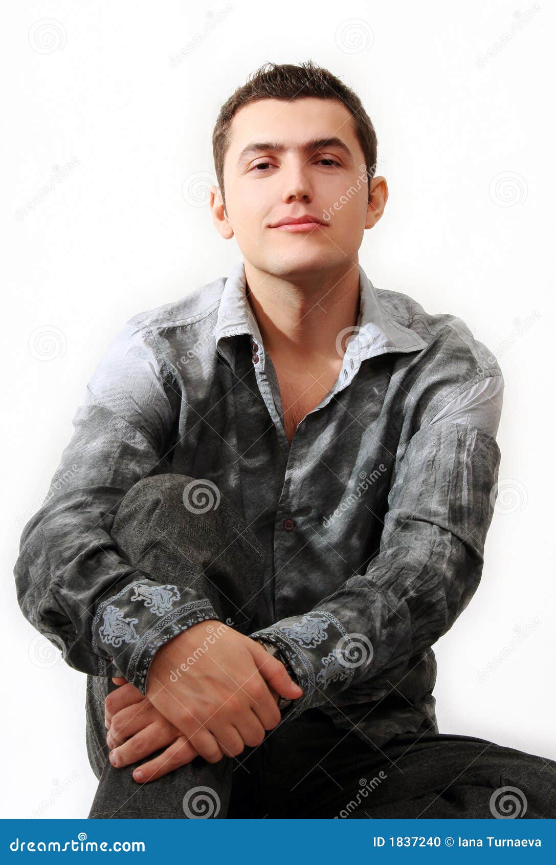 Young Successful Brunette Man Stock Photo - Image of artistic, fashion ...