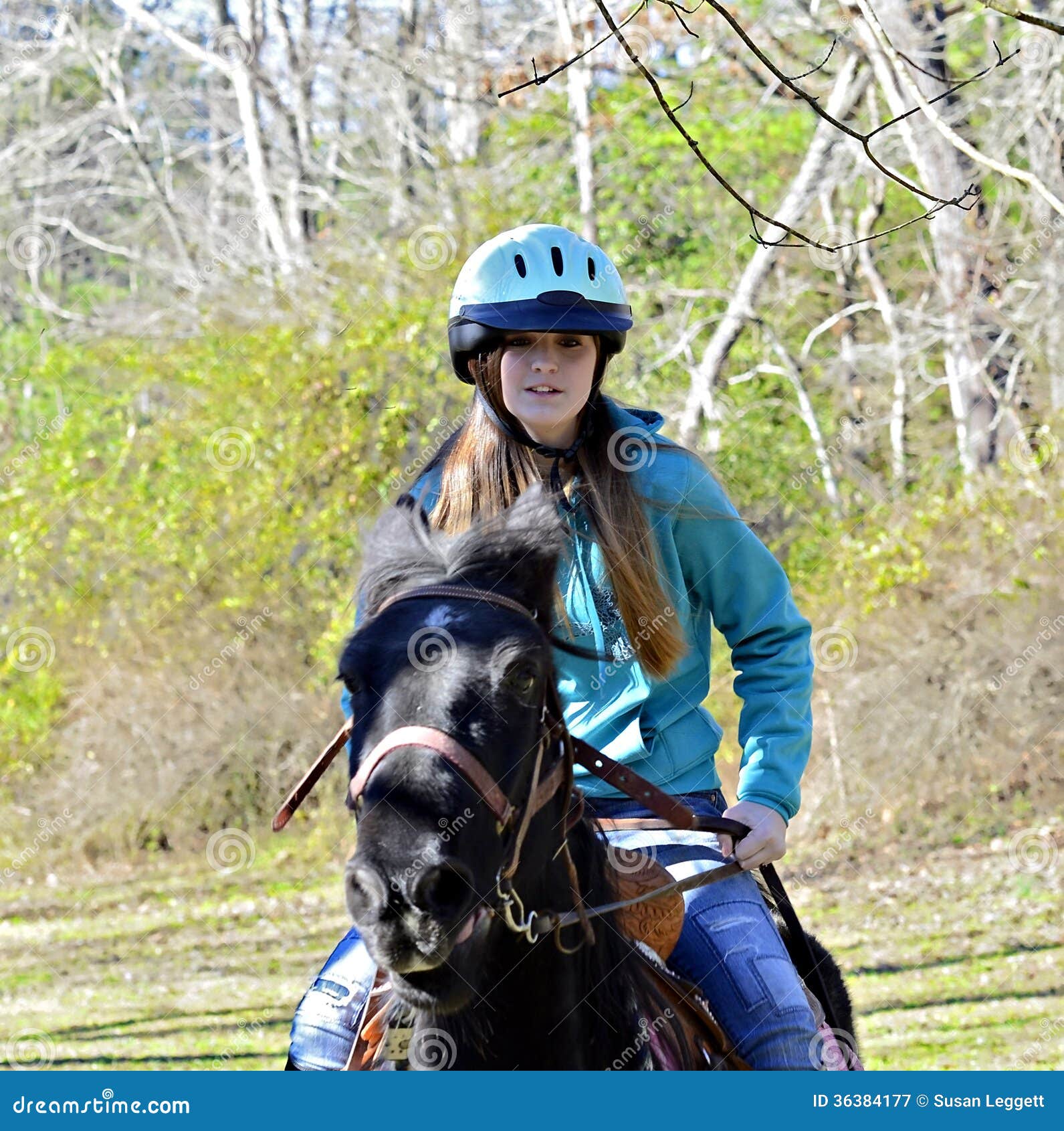 Young Girl Riding