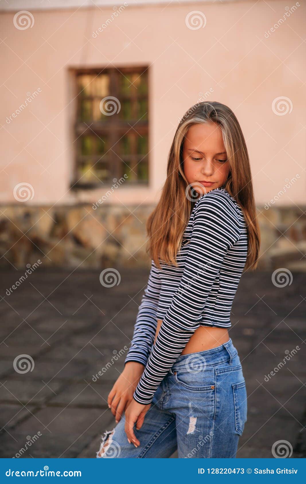 young girl jeans