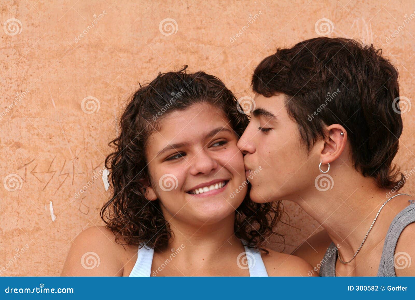 young teens couple