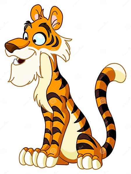 Young tiger stock vector. Illustration of beast, jaguar - 22454995