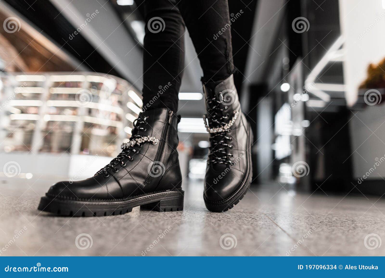 boots at the mall