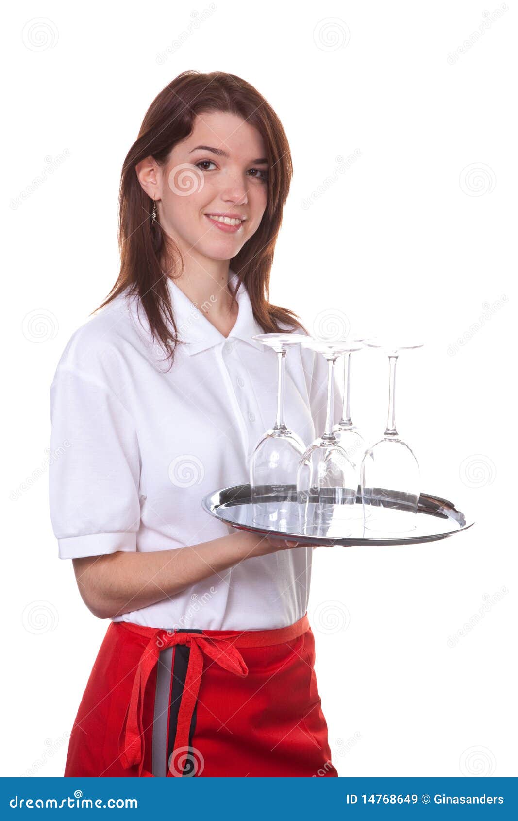 young waitress