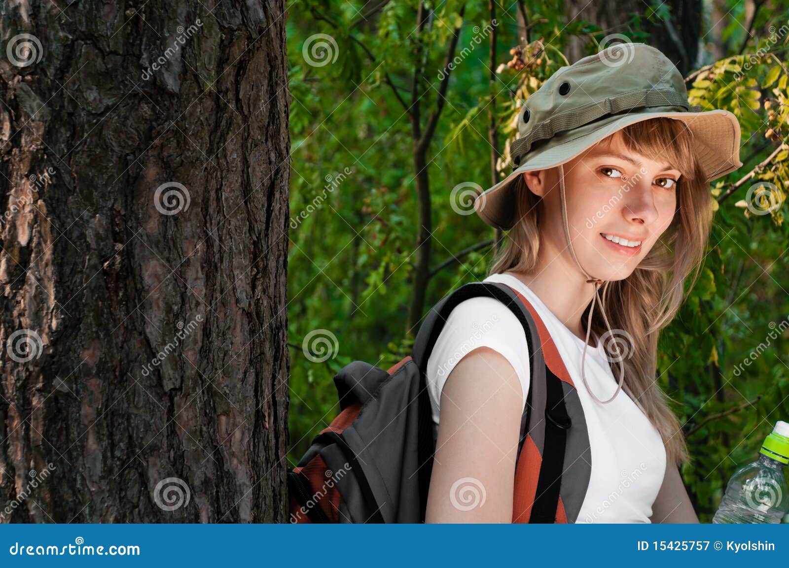 Young Woman Backpacker Royalty Free Stock Photography Image 15425757