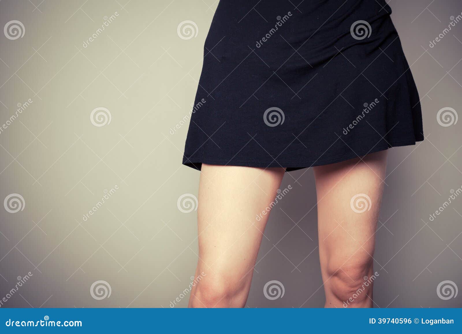 Young Woman in a Black Dress Stock Photo - Image of body, white: 39740596