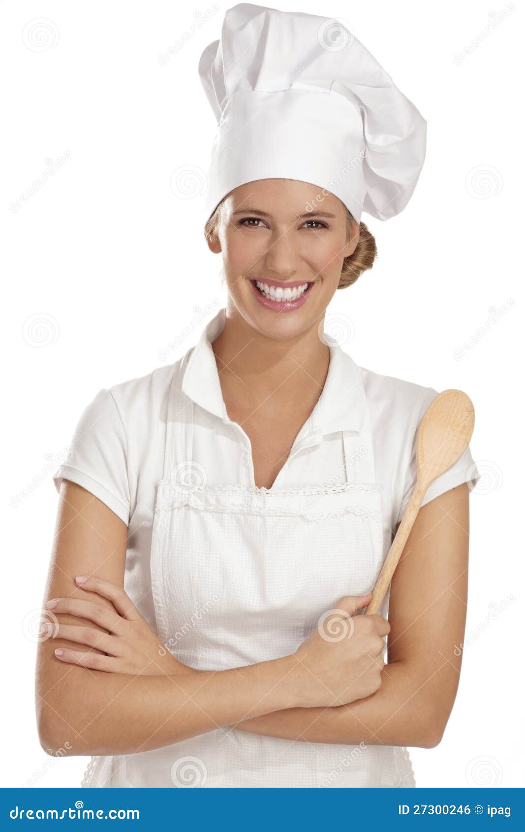 Young woman chef stock photo. Image of industry, isolated - 27300246