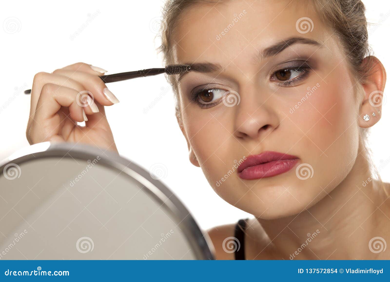 Eyebrows shaping stock photo Image of brows combing  137572854