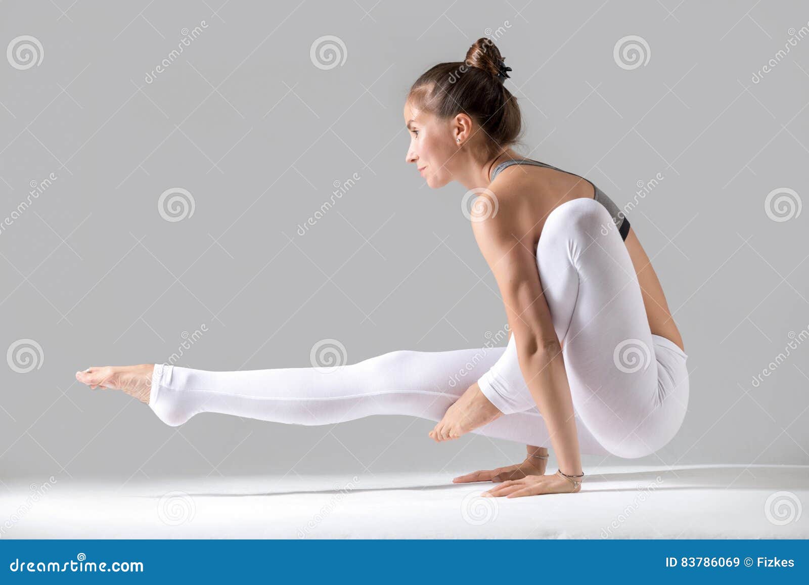 Twisted One Legged Arm Balance Yoga Pose - Forte Yoga