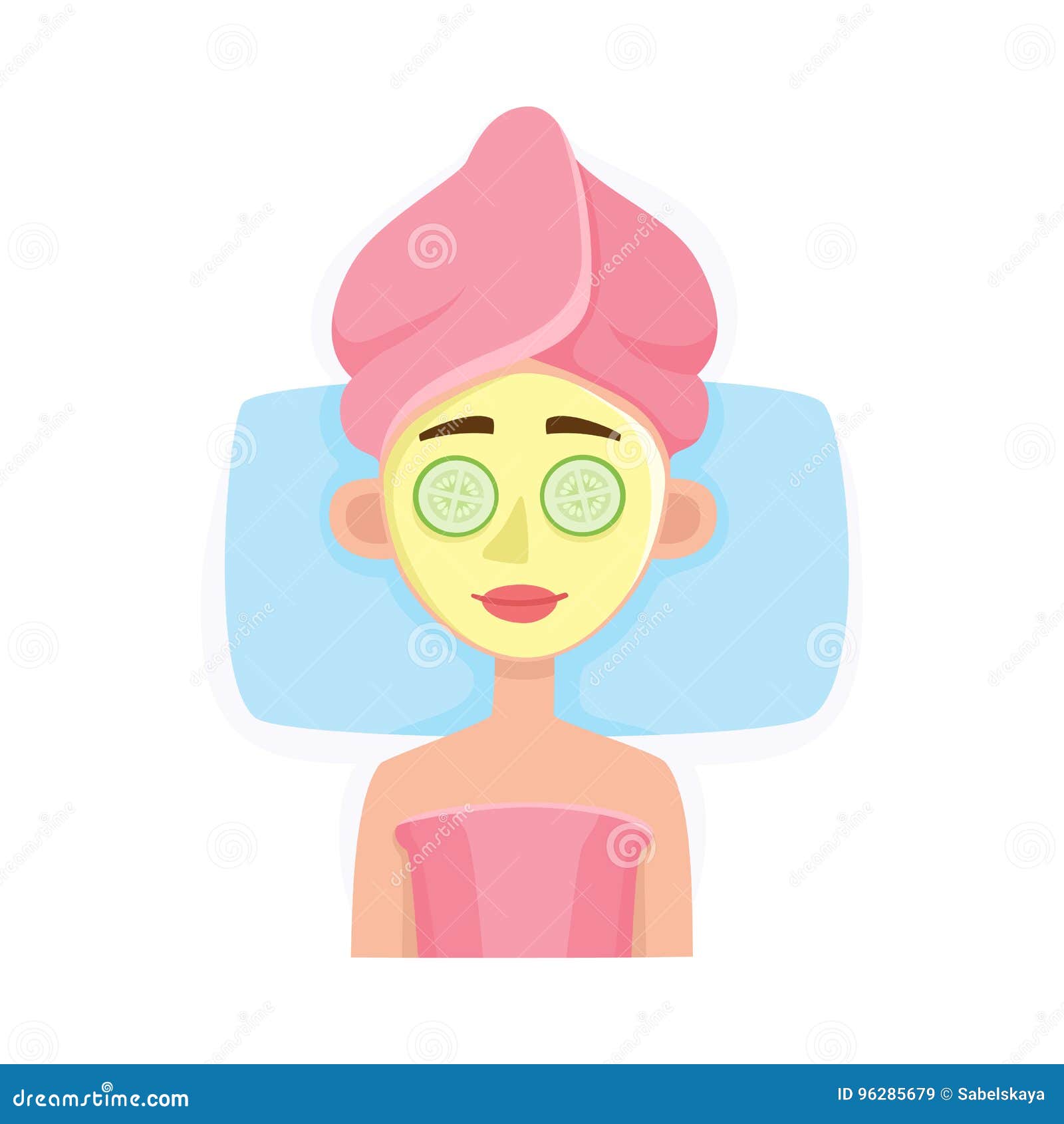 Young Woman Getting Cosmetic Facial Mask in Spa Salon Stock Vector - Illustration of cosmetic, healthcare: 96285679 Young Woman Getting Cosmetic Facial Mask in Spa Salon Stock Vector - Illustration of cosmetic, healthcare: 96285679